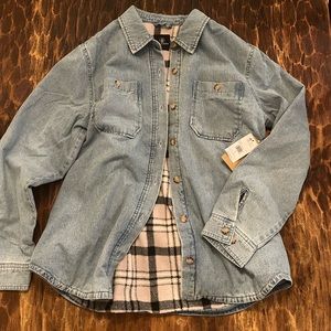 Volcom womens denim Shacket